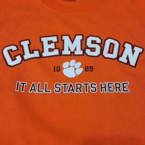 Clemson University Tigers Shirt Size XL By Gildan Alma Mater Graphic Print Shirt - Picture 4 of 7